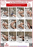 VALENCIÀ: Bones pràctiques en la prevenció davant el nou coronavirus (COVID-19) - rentat de mans