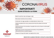 CATALÀ: Bones pràctiques en la prevenció davant el nou coronavirus (COVID-19) - quan estiguis a la feina