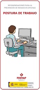 Recomanacions per a la prevenció de riscos en oficines (postura de treball)
