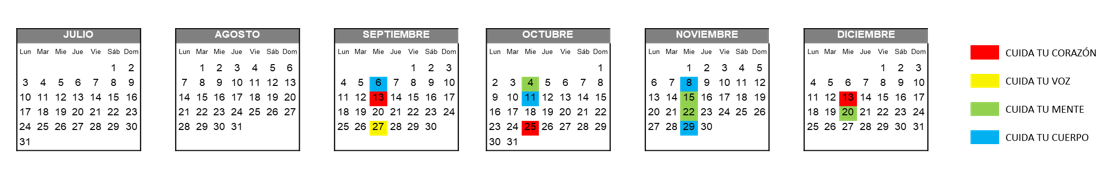 calendario de eventos